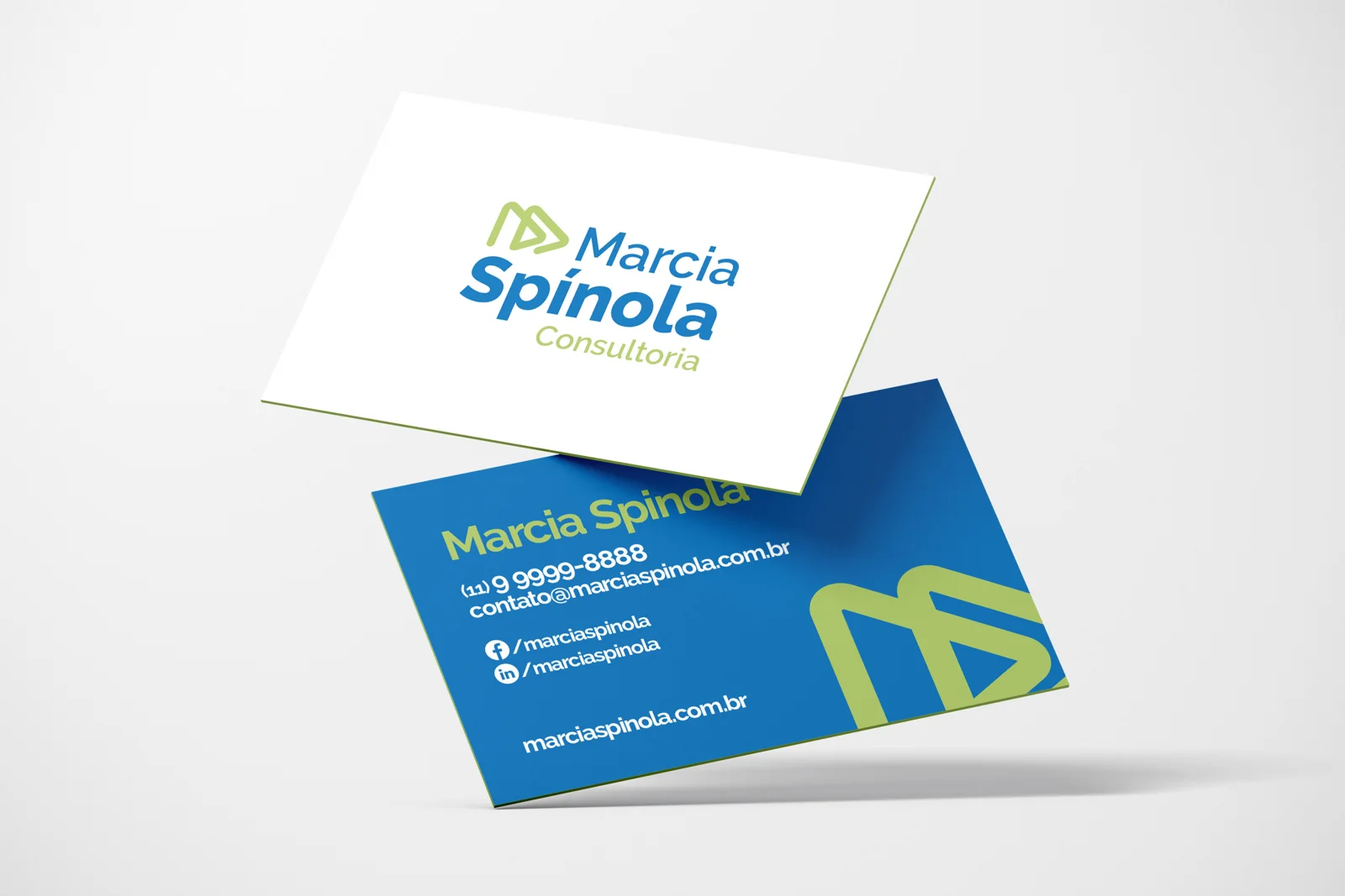 Identidade visual de Marcia Spinola Consultoria